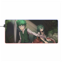 Charger l&#39;image dans la galerie, Tapis de souris LED RVB My Hero Academia Izuku Midoriya, Tsuyu Asui (tapis de bureau)
