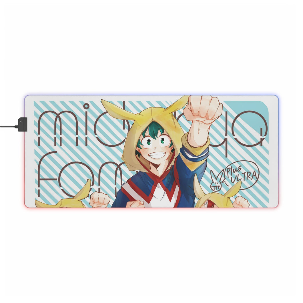 My Hero Academia Izuku Midoriya, Katsuki Bakugou RGB LED Mouse Pad (Desk Mat)