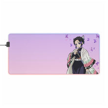 Charger l&#39;image dans la galerie, Tapis de souris LED RVB papillon Shinobu Kochou (tapis de bureau)
