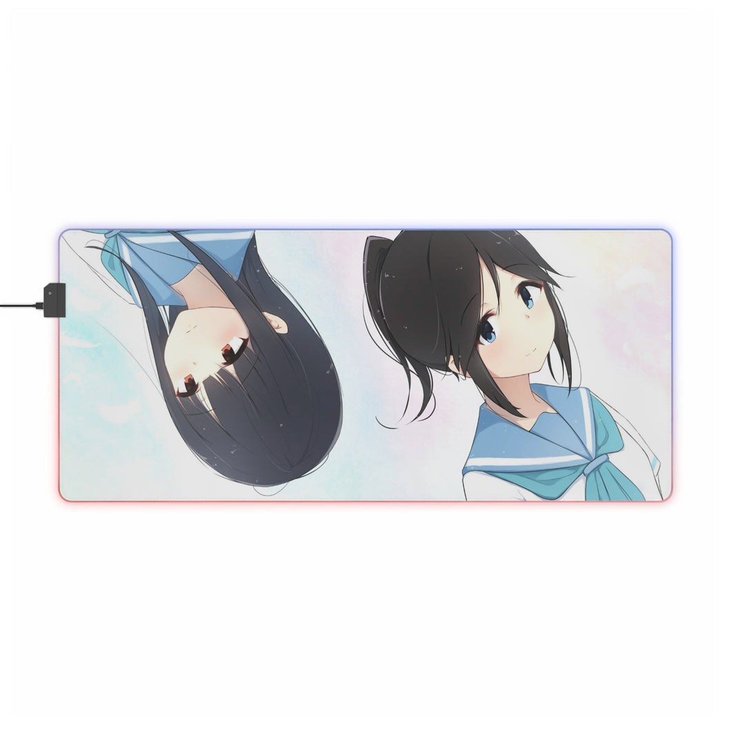 Sound! Euphonium Mizore Yoroizuka, Nozomi Kasaki RGB LED Mouse Pad (Desk Mat)