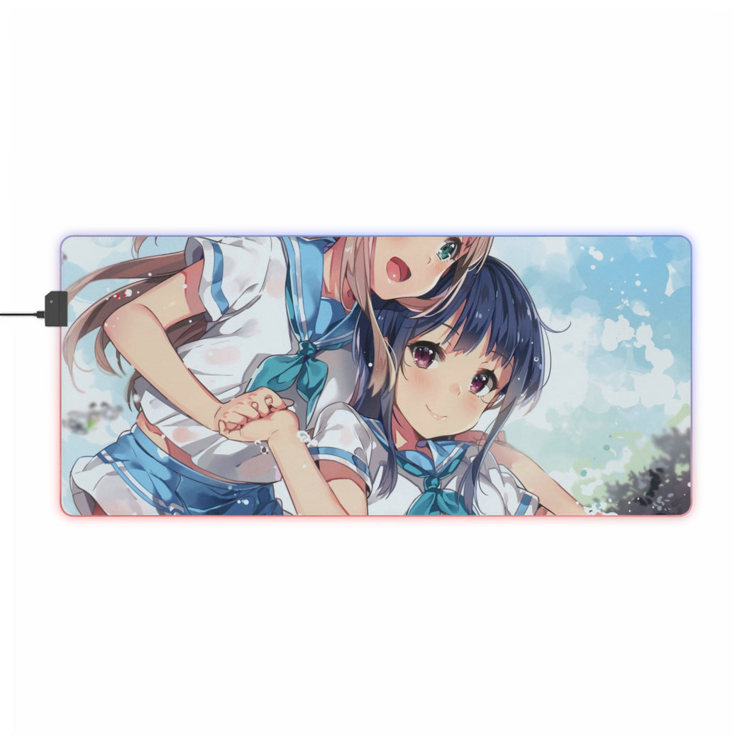 Son ! Tapis de souris LED RGB Euphonium Mizore Yoroizuka, Yuuko Yoshikawa (tapis de bureau)