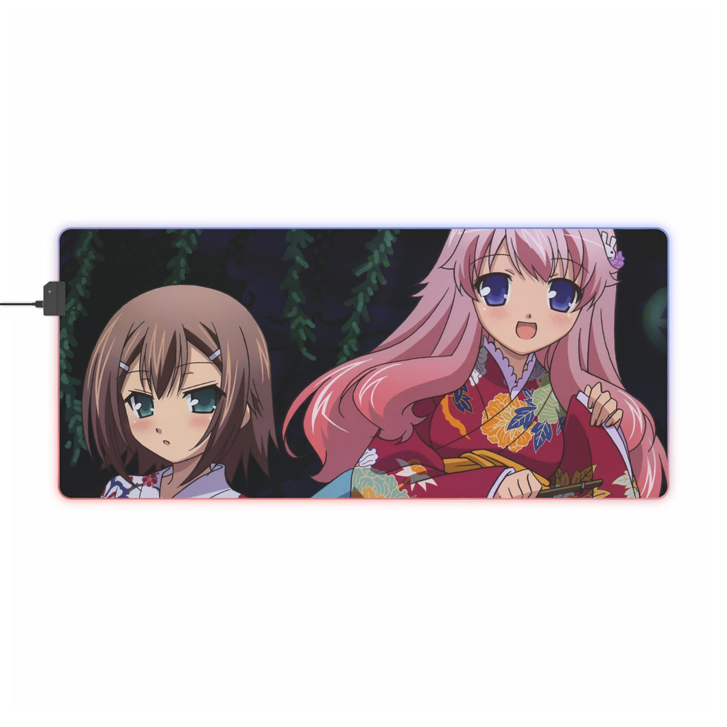 Baka And Test RGB LED Mouse Pad (Desk Mat)