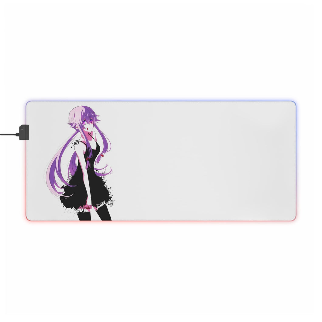 Tapis de souris LED RVB Mirai Nikki Yuno Gasai (tapis de bureau)