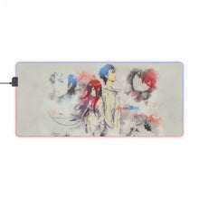 Load image into Gallery viewer, Makise Kurisu &amp; Rintarou Kyouma RGB LED Mouse Pad (Desk Mat)
