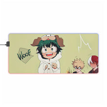 Cargar imagen en el visor de la galería, My Hero Academia Izuku Midoriya, Katsuki Bakugou RGB LED Mouse Pad (Desk Mat)
