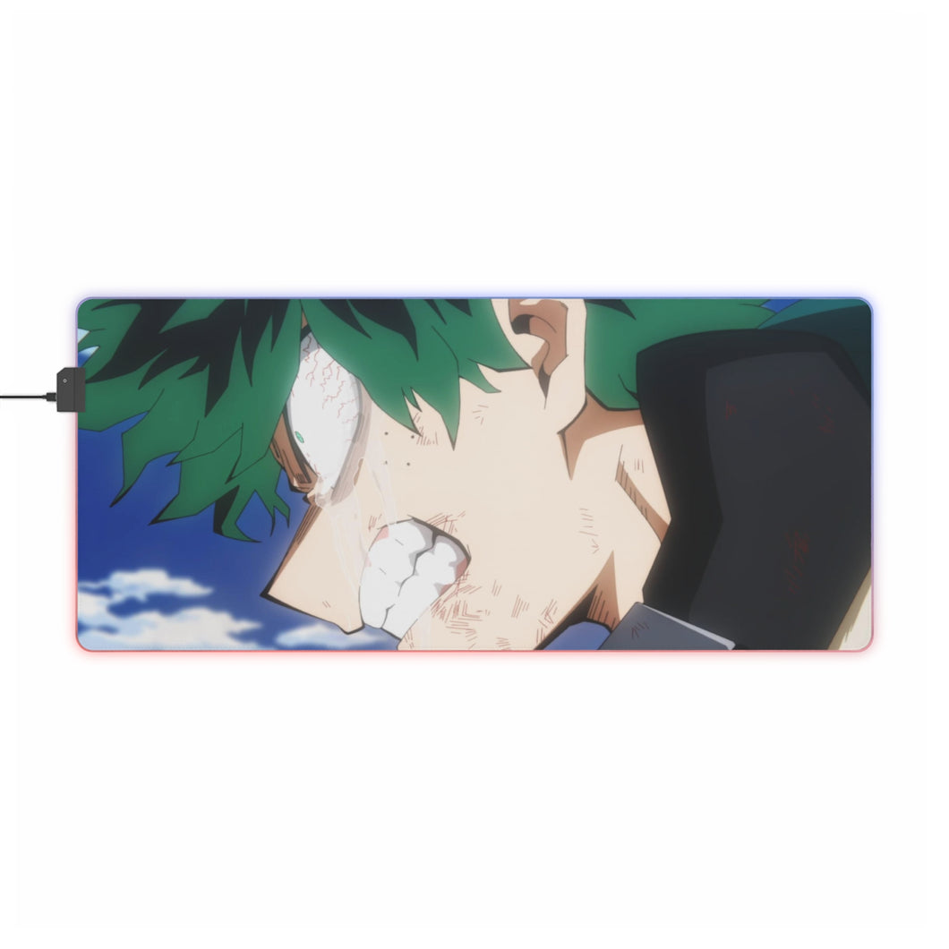 Tapis de souris LED RVB My Hero Academia (tapis de bureau)