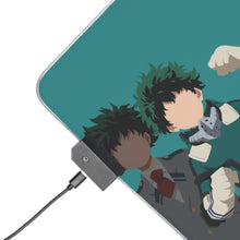 Charger l&#39;image dans la galerie, Tapis de souris LED RVB My Hero Academia Izuku Midoriya (tapis de bureau)
