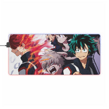 Load image into Gallery viewer, My Hero Academia Izuku Midoriya, Katsuki Bakugou, Tenya Iida RGB LED Mouse Pad (Desk Mat)
