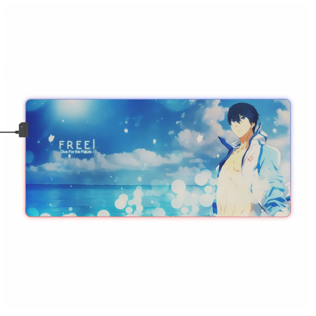 Haruka Nanase RGB LED Mouse Pad (Desk Mat)