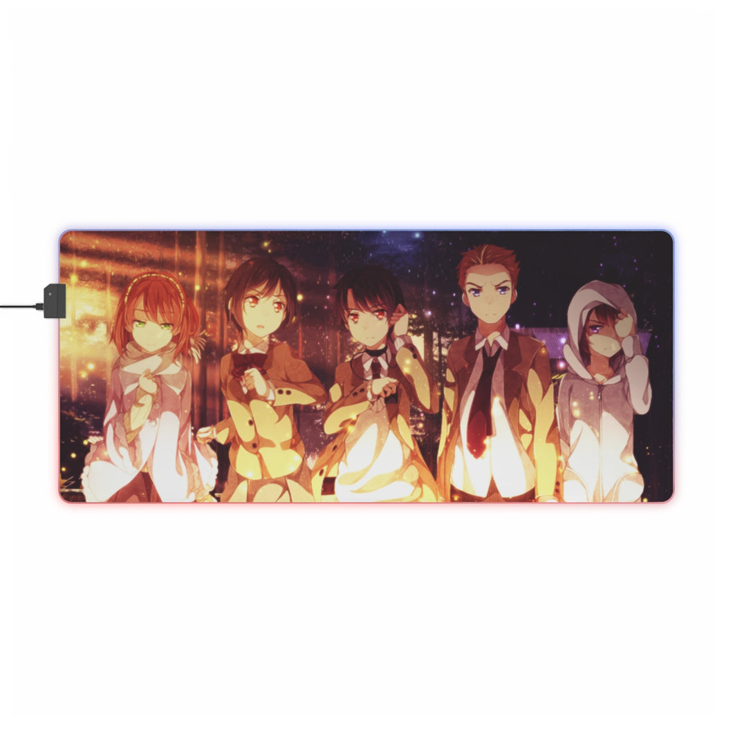 Tapis de souris LED RVB Aldnoah.Zero (tapis de bureau)