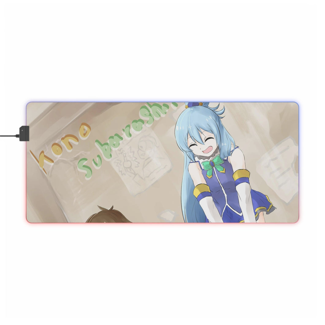 KonoSuba - God’s Blessing On This Wonderful World!! RGB LED Mouse Pad (Desk Mat)