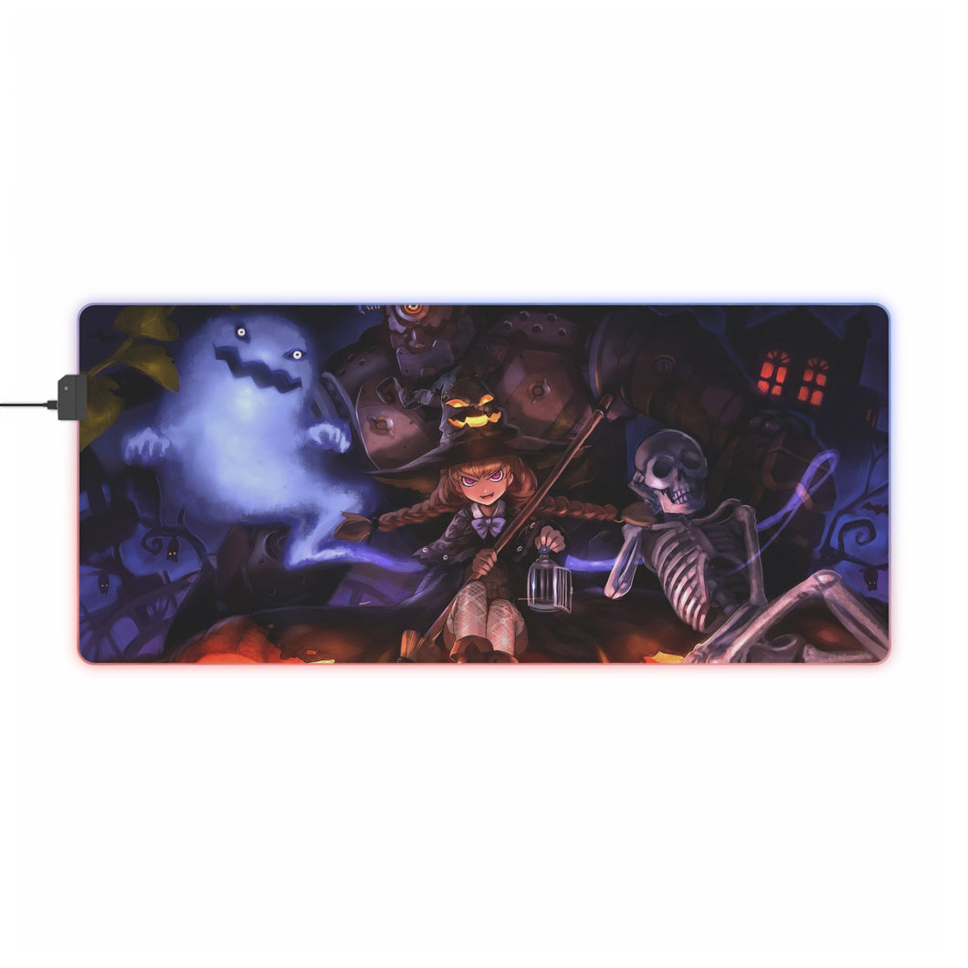 Anime Halloween RGB LED Mouse Pad (Desk Mat)