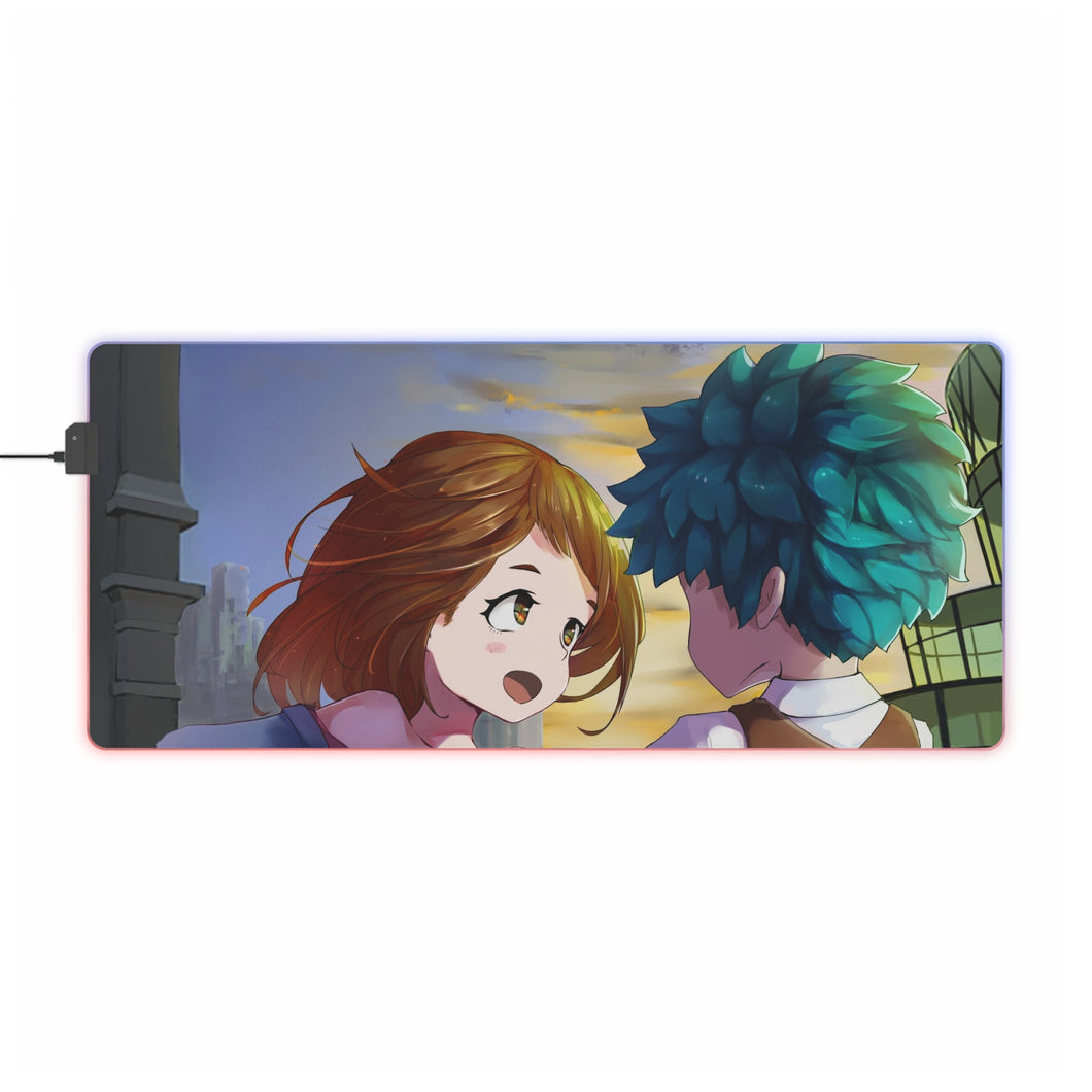 My Hero Academia Izuku Midoriya RGB LED Mouse Pad (Desk Mat)