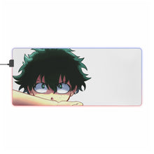 Charger l&#39;image dans la galerie, Tapis de souris LED RVB My Hero Academia Izuku Midoriya (tapis de bureau)
