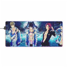 Cargar imagen en el visor de la galería, Free! Makoto Tachibana, Haruka Nanase, Nagisa Hazuki, Gou Matsuoka RGB LED Mouse Pad (Desk Mat)
