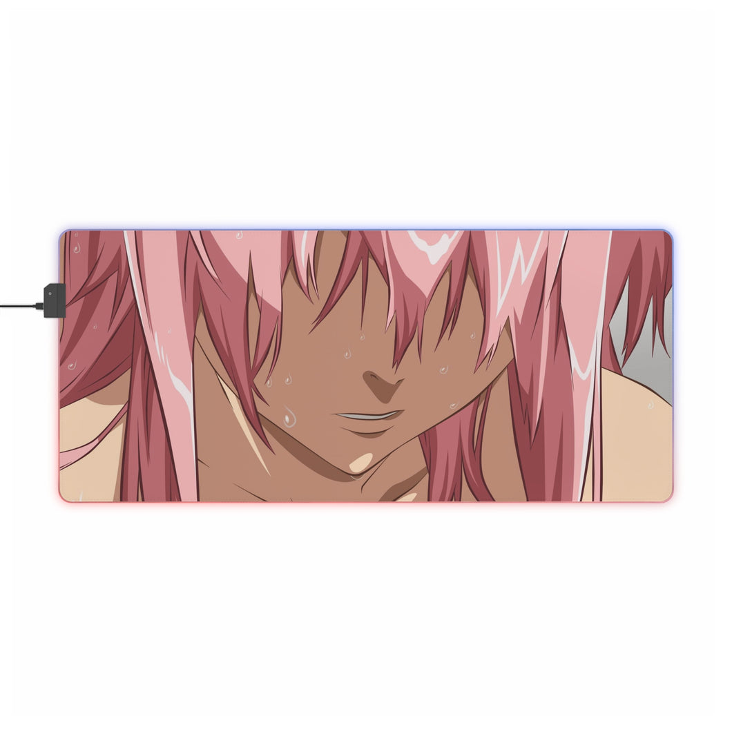 Tapis de souris LED RVB Mirai Nikki Yuno Gasai (tapis de bureau)