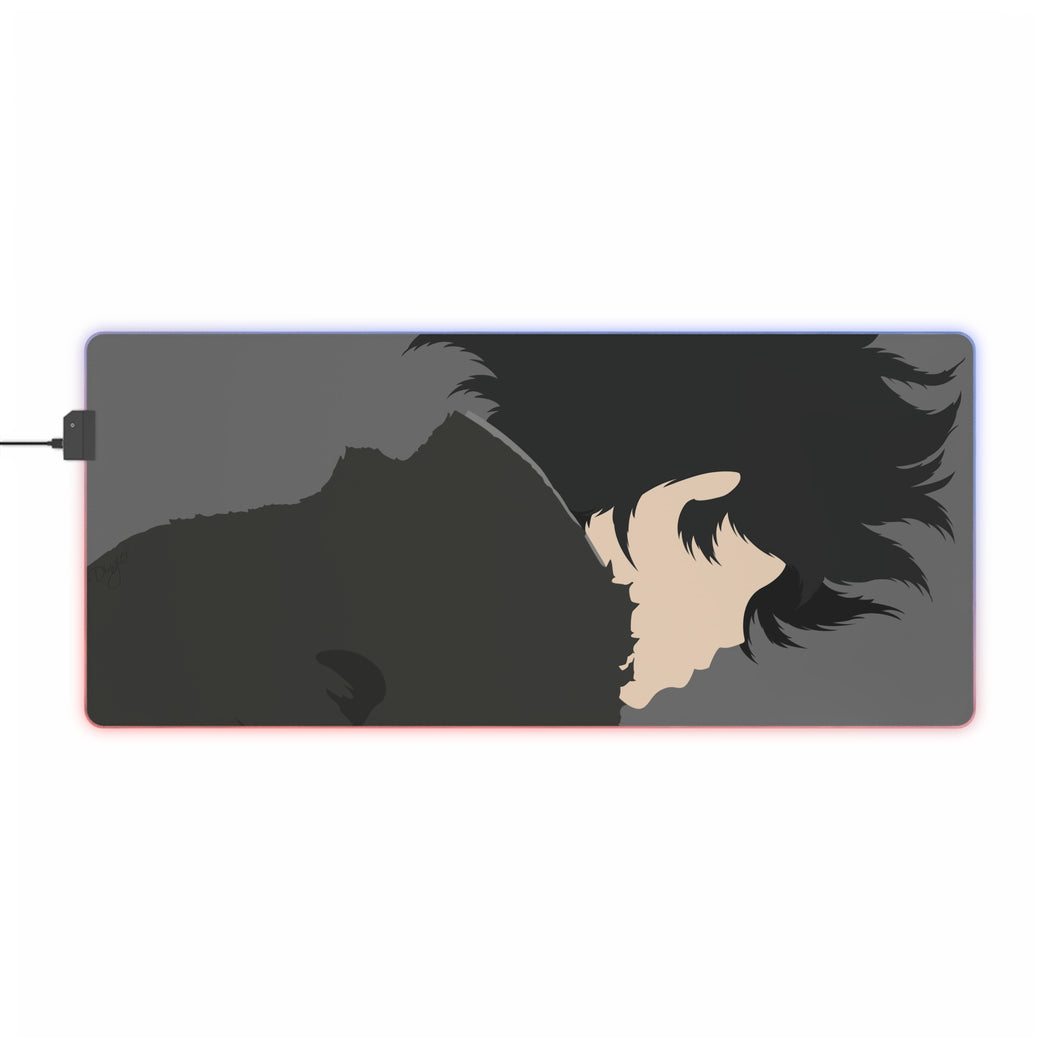 Tapis de souris LED RGB Mob Psycho 100 Shigeo Kageyama (tapis de bureau)