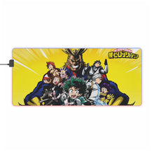 Cargar imagen en el visor de la galería, My Hero Academia Izuku Midoriya, Katsuki Bakugou, Tenya Iida, Shouta Aizawa, Tsuyu Asui RGB LED Mouse Pad (alfombra de escritorio)
