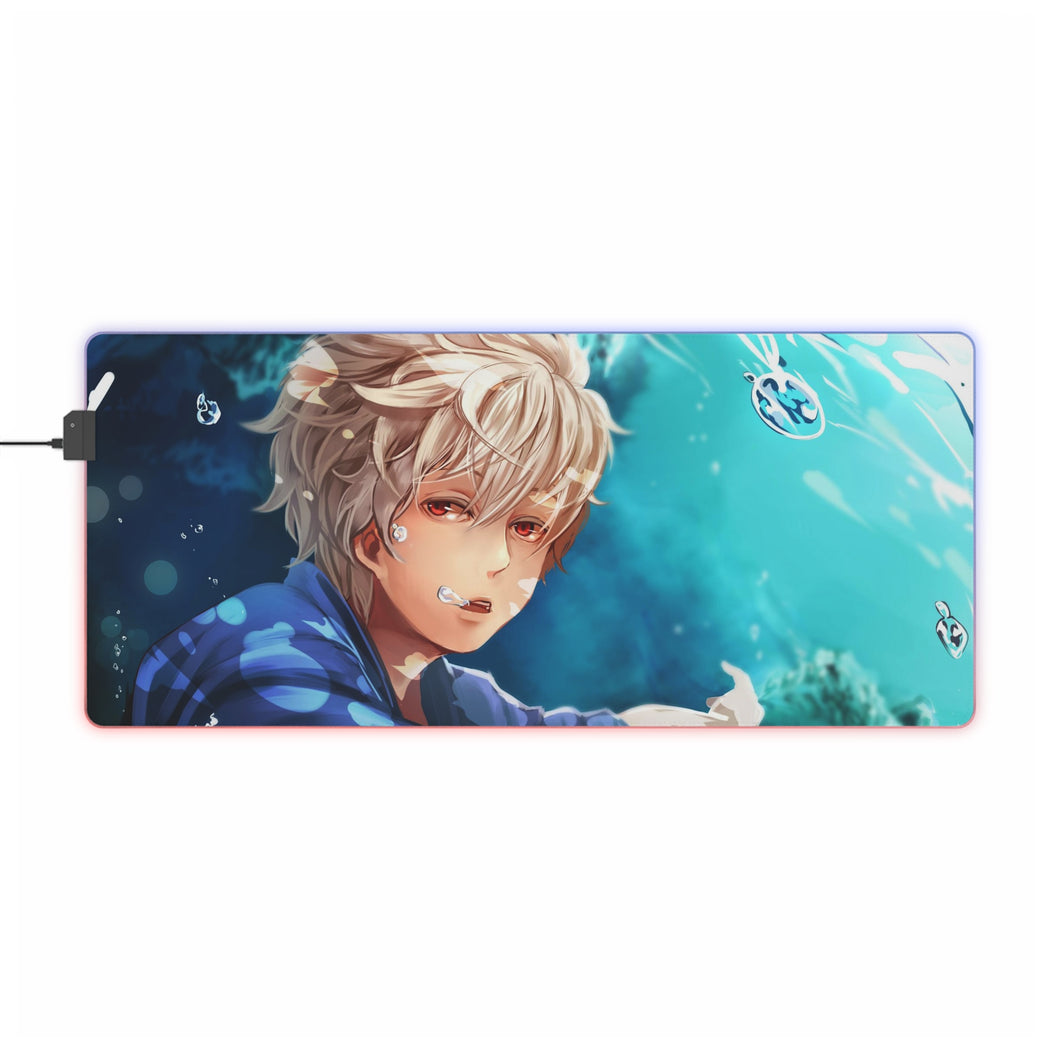 Gintama Gintoki Sakata RGB LED Mouse Pad (Desk Mat)