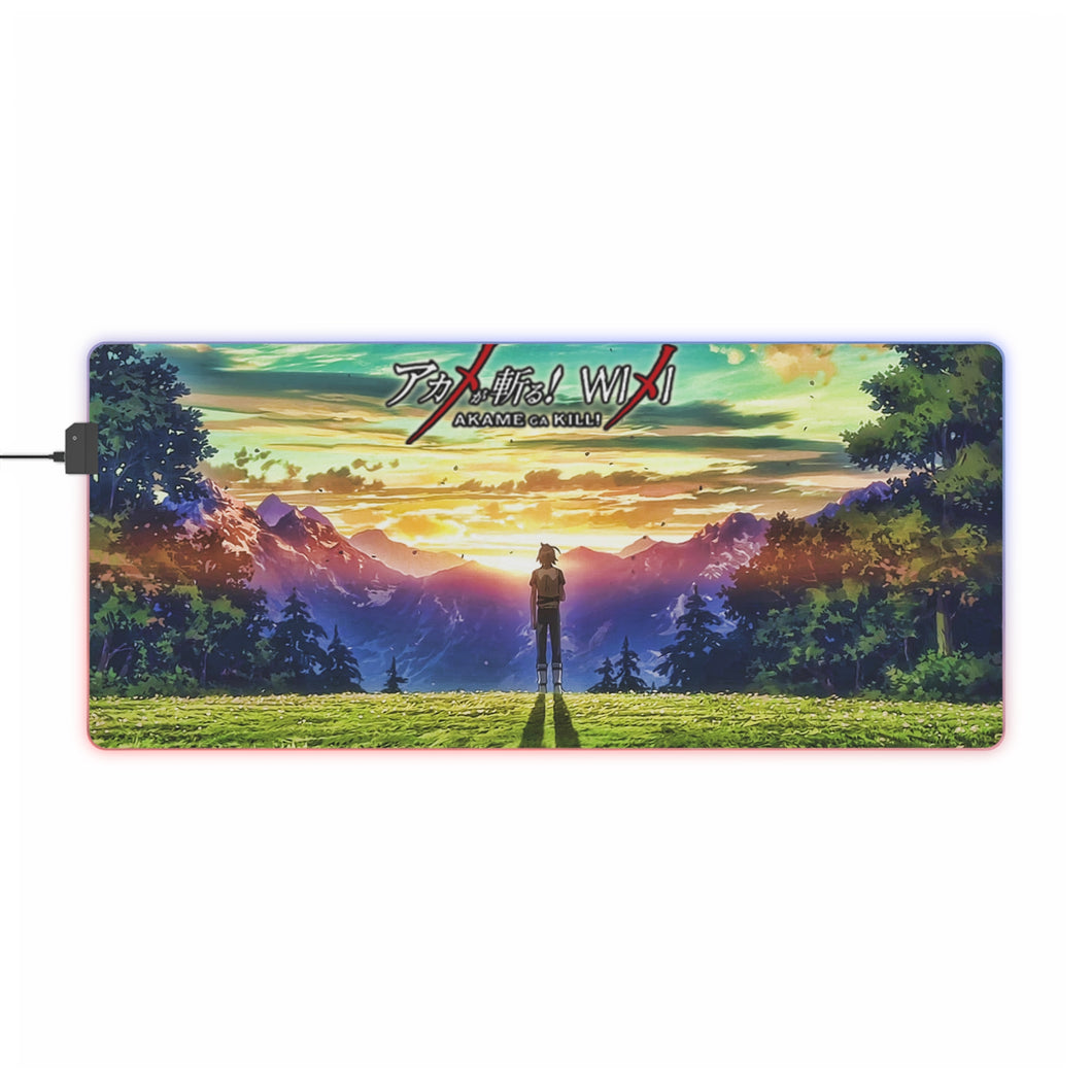 Anime Akame ga Kill! RGB LED Mouse Pad (Desk Mat)