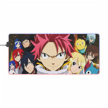 Charger l&#39;image dans la galerie, Tapis de souris LED RGB Fairy Tail Natsu Dragneel, Erza Scarlet, Lucy Heartfilia, Happy, Wendy Marvell (tapis de bureau)
