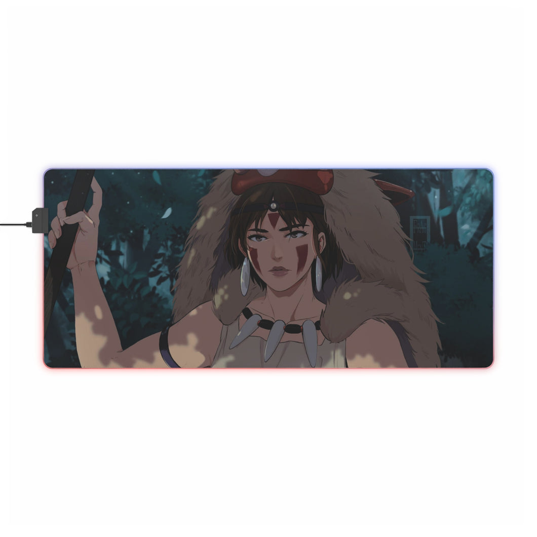 Princess Mononoke RGB LED Mouse Pad (Desk Mat)