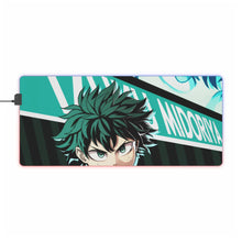 Charger l&#39;image dans la galerie, Tapis de souris LED RVB My Hero Academia Izuku Midoriya (tapis de bureau)
