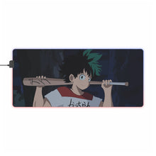 Cargar imagen en el visor de la galería, Alfombrilla de ratón RGB LED Izuku Midoriya de My Hero Academia (alfombrilla de escritorio)
