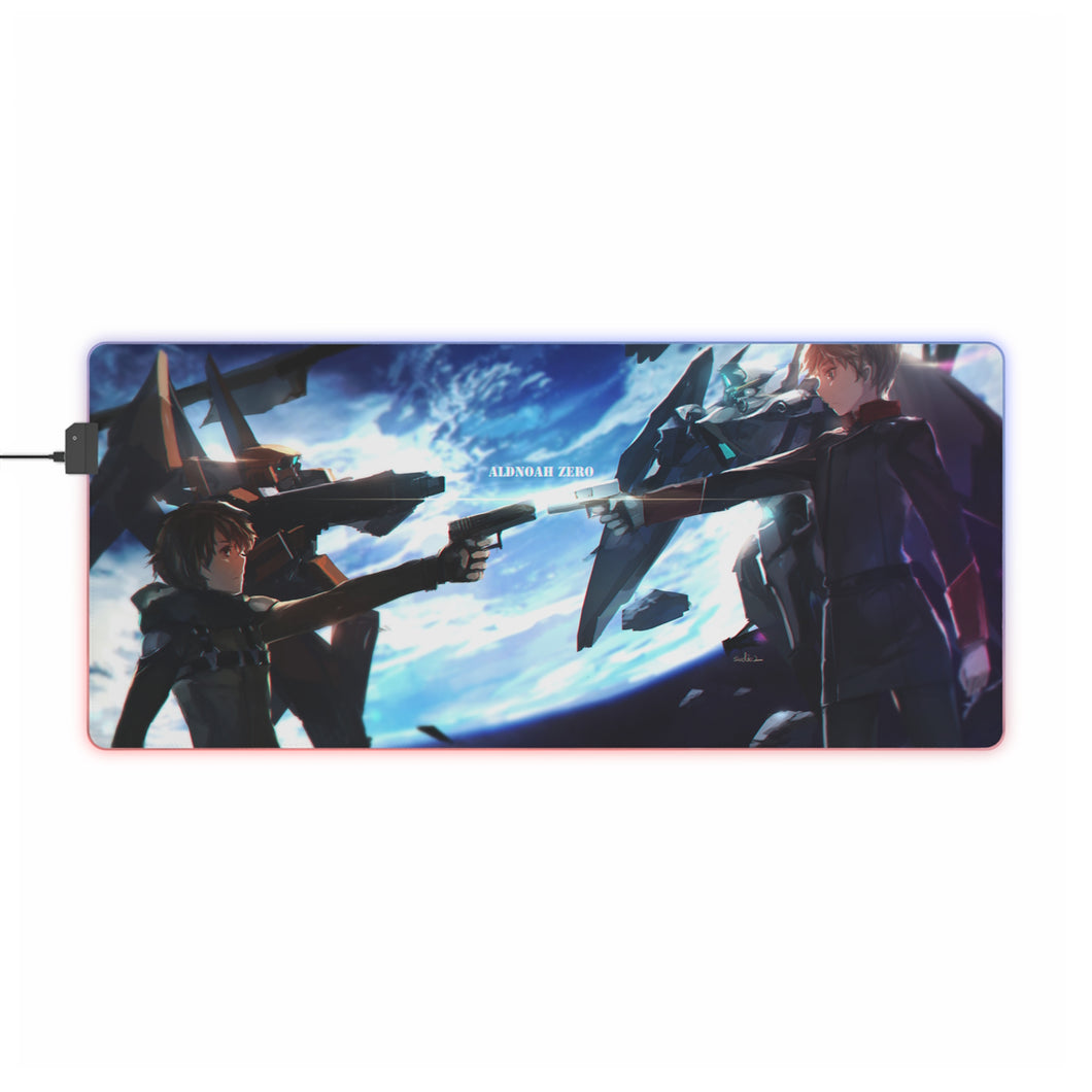 Tapis de souris LED RVB Aldnoah.Zero (tapis de bureau)