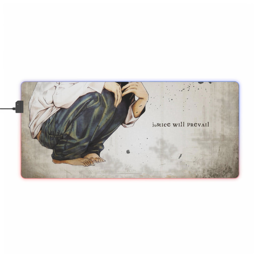 L (Death Note) RGB LED Mouse Pad (Desk Mat)