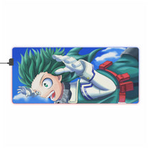 Charger l&#39;image dans la galerie, Tapis de souris LED RVB My Hero Academia Izuku Midoriya (tapis de bureau)
