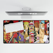 Charger l&#39;image dans la galerie, Tapis de souris (tapis de bureau) de l&#39;équipage de Monkey D. Luffy
