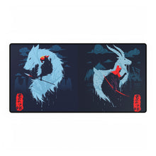 Charger l&#39;image dans la galerie, Tapis de souris Mononoke Hime et Ashitaka (sous-main)
