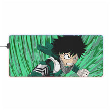 Charger l&#39;image dans la galerie, Tapis de souris LED RVB My Hero Academia Izuku Midoriya (tapis de bureau)
