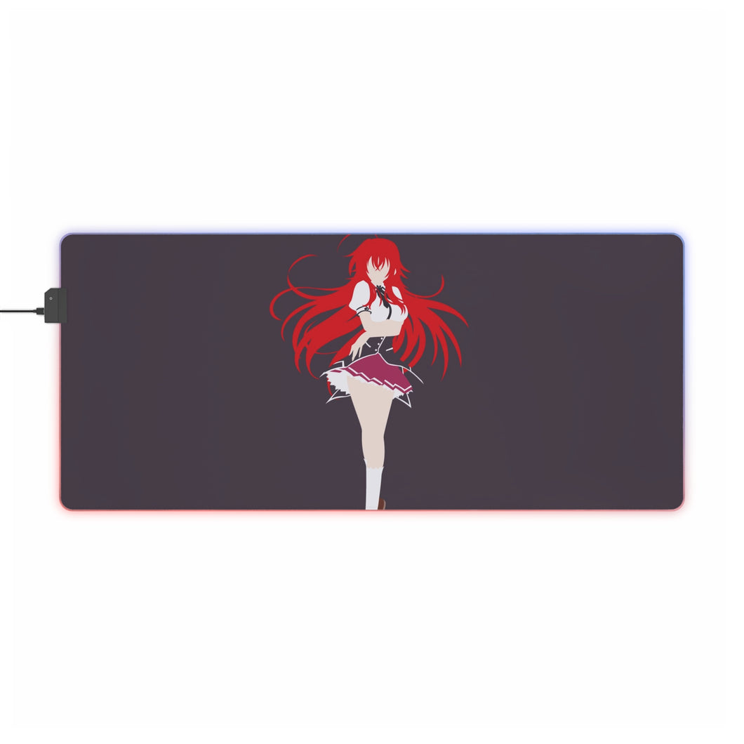 High School DxD Rias Gremory RGB LED Mouse Pad (Desk Mat)