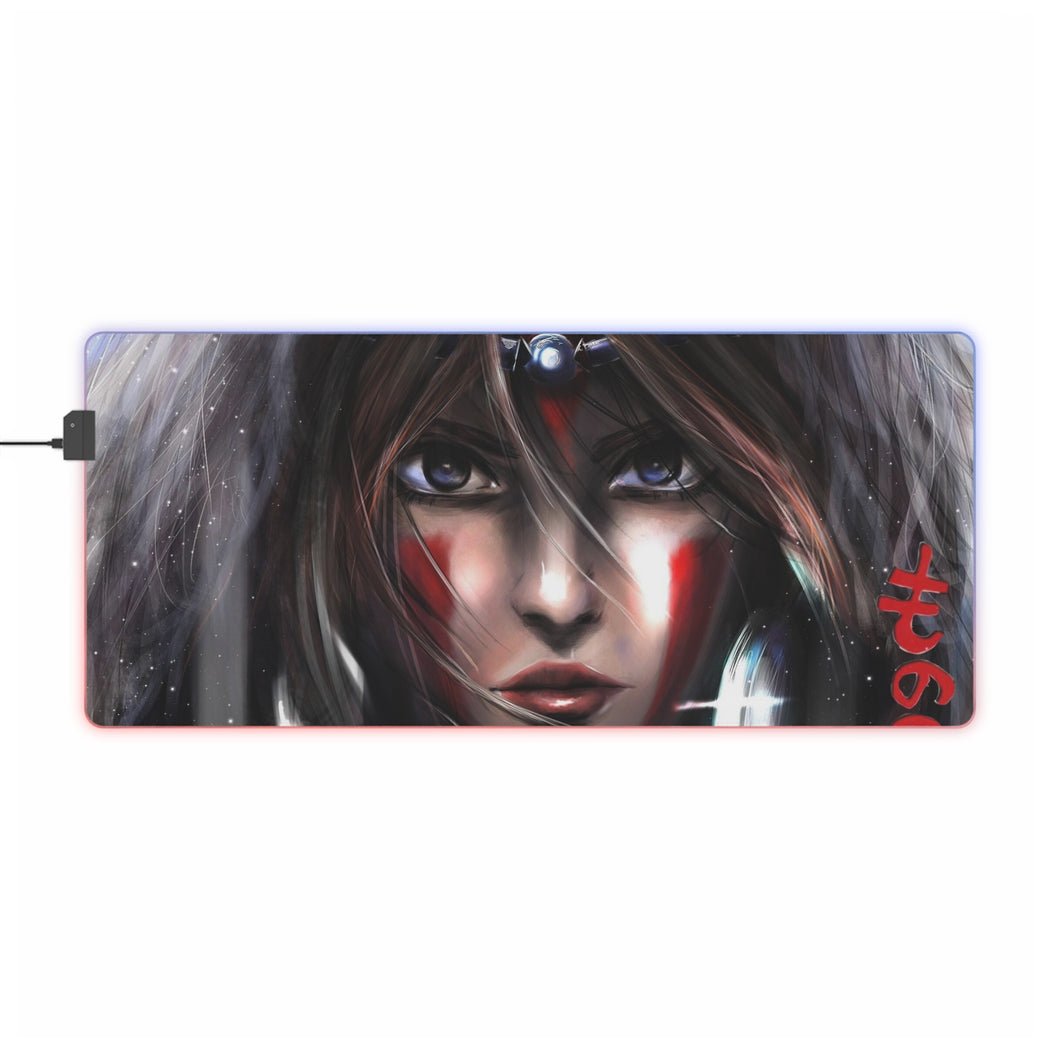 Princess Mononoke RGB LED Mouse Pad (Desk Mat)