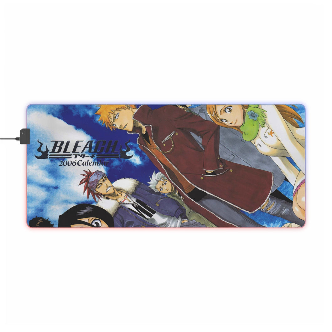 Bleach Ichigo Kurosaki, Rukia Kuchiki, Renji Abarai, Orihime Inoue, Yasutora Sado RGB LED Mouse Pad (Desk Mat)