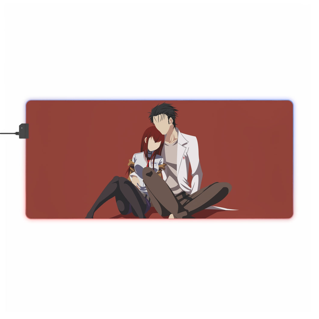 Kurisu Makise RGB LED Mouse Pad (Desk Mat)