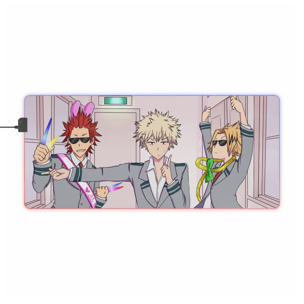 My Hero Academia Katsuki Bakugou RGB LED Mouse Pad (Desk Mat)