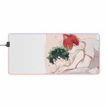 Charger l&#39;image dans la galerie, Tapis de souris LED RVB My Hero Academia Izuku Midoriya (tapis de bureau)
