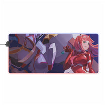 Load image into Gallery viewer, Zero Two and Strelizia RGB LED Mouse Pad (Desk Mat)
