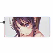 Charger l&#39;image dans la galerie, Tapis de souris LED RGB Rascal Does Not Dream Of Bunny Girl Senpai (tapis de bureau)
