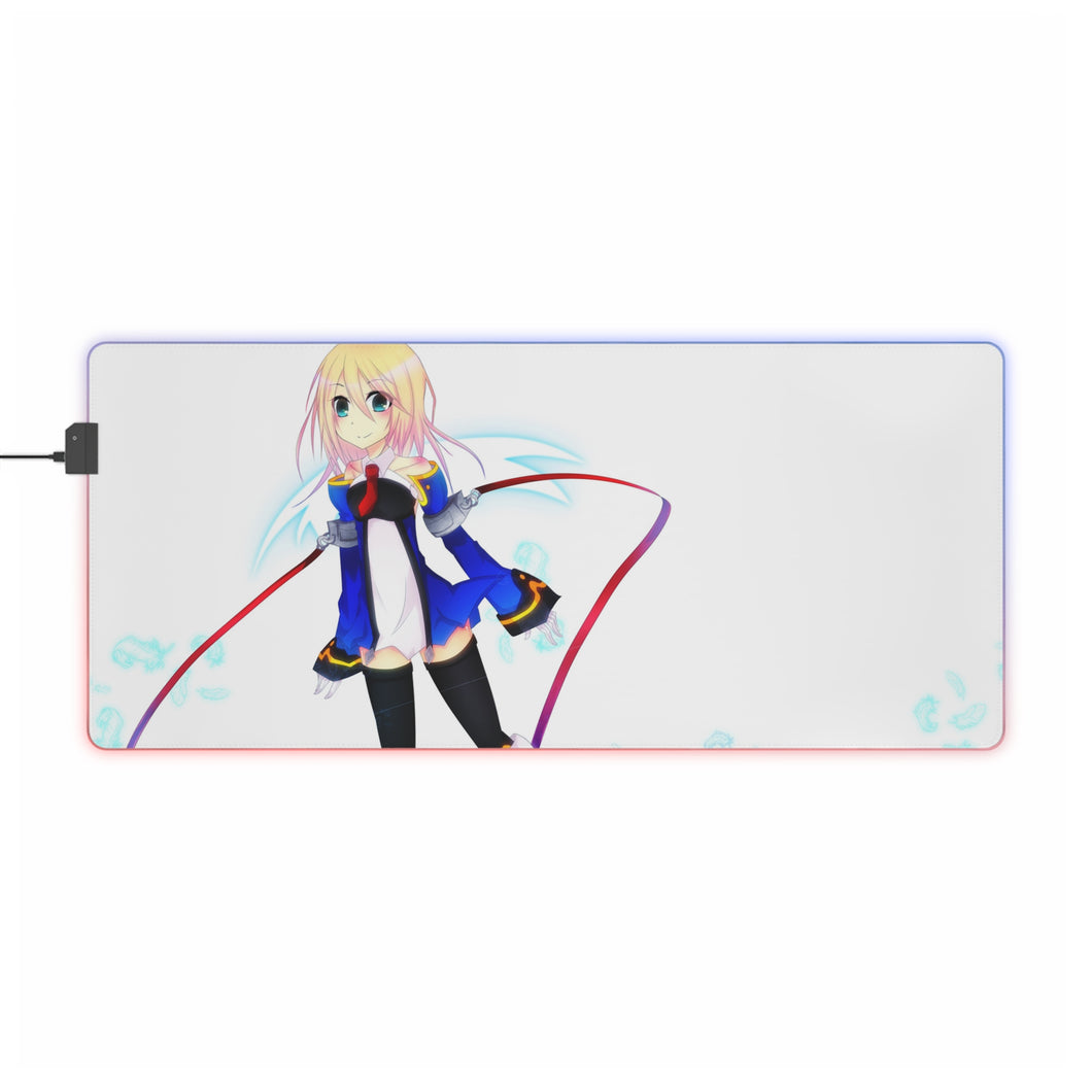 Tapis de souris LED RVB Blazblue (tapis de bureau)