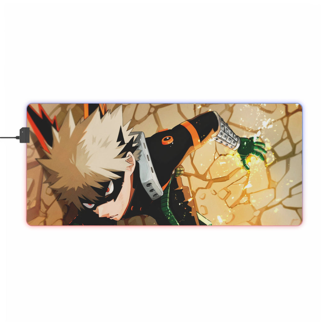 My Hero Academia Katsuki Bakugou RGB LED Mouse Pad (Desk Mat)