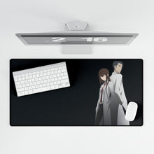 Charger l&#39;image dans la galerie, Tapis de souris Makise Kurisu et Rintarou Kyouma (tapis de bureau)
