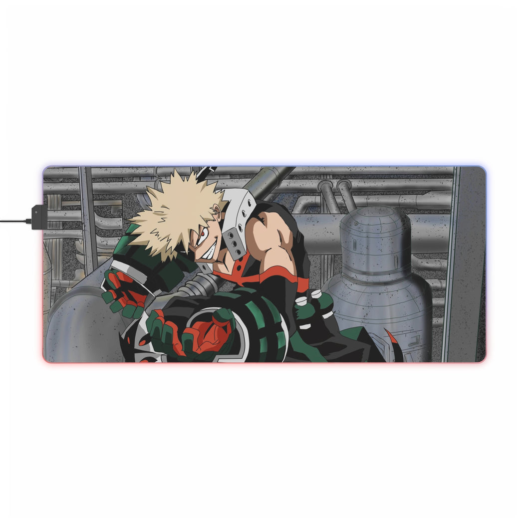 My Hero Academia Katsuki Bakugou RGB LED Mouse Pad (Desk Mat)