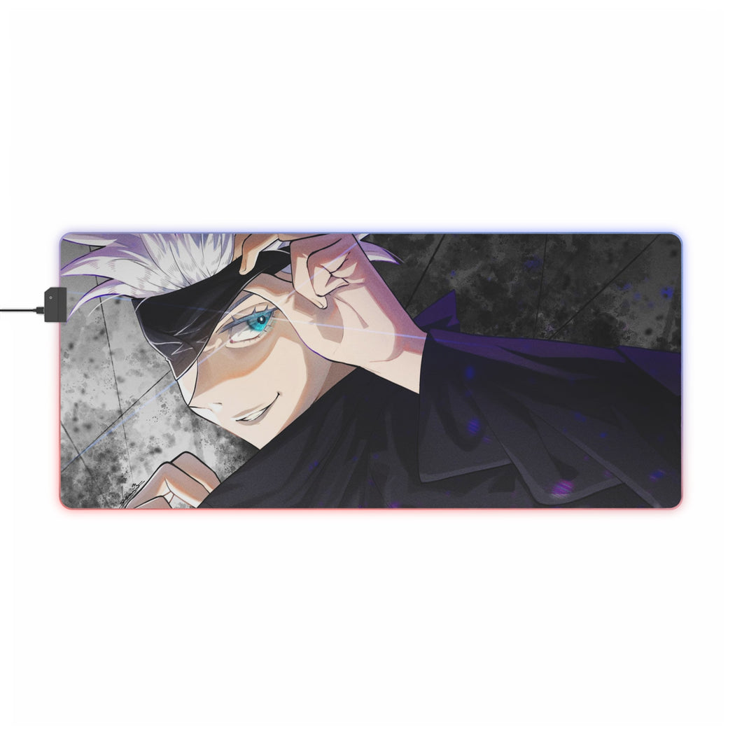 Tapis de souris LED RVB Jujutsu Kaisen (tapis de bureau)