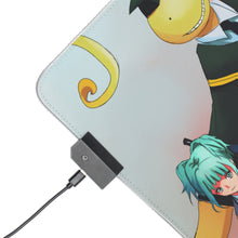 Charger l&#39;image dans la galerie, Tapis de souris LED RVB Assassination Classroom Koro-sensei, Karma Akabane, Nagisa Shiota, Kaede Kayano (tapis de bureau)
