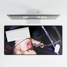 Load image into Gallery viewer, Roronoa Zoro Mouse Pad (Desk Mat)
