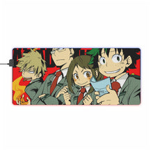 Cargar imagen en el visor de la galería, My Hero Academia Izuku Midoriya, Katsuki Bakugou, Tenya Iida RGB LED Mouse Pad (Desk Mat)
